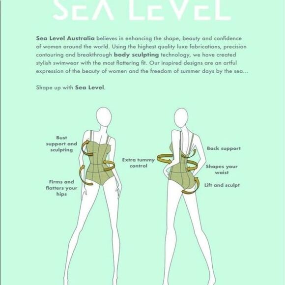 Sea Level Essentials Spliced One Piece Swimsuit 4 - Picture 10 of 11